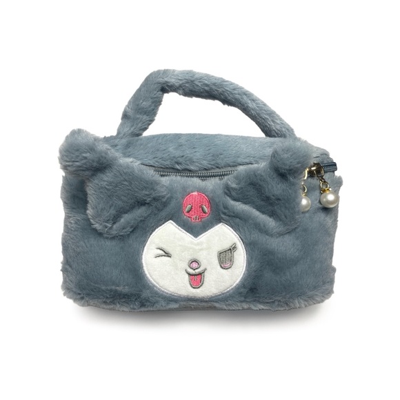 Kuromi Cute Plush Cosmetic Bag New In Original Packaging - Picture 1 of 8